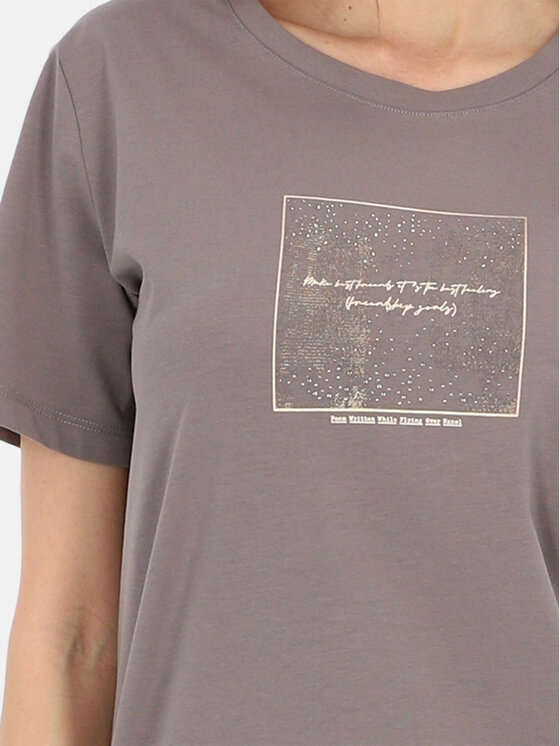 L’AF L’AF T-Shirt Nika Szary jasny Regular Fit