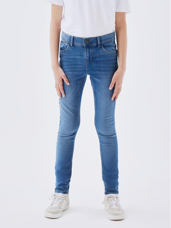 NAME IT NAME IT Traperice 13210232 Plava Skinny Fit