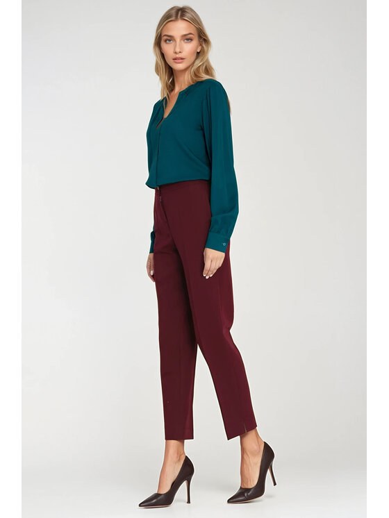 NIFE NIFE Halenka B196 Zelená Regular Fit