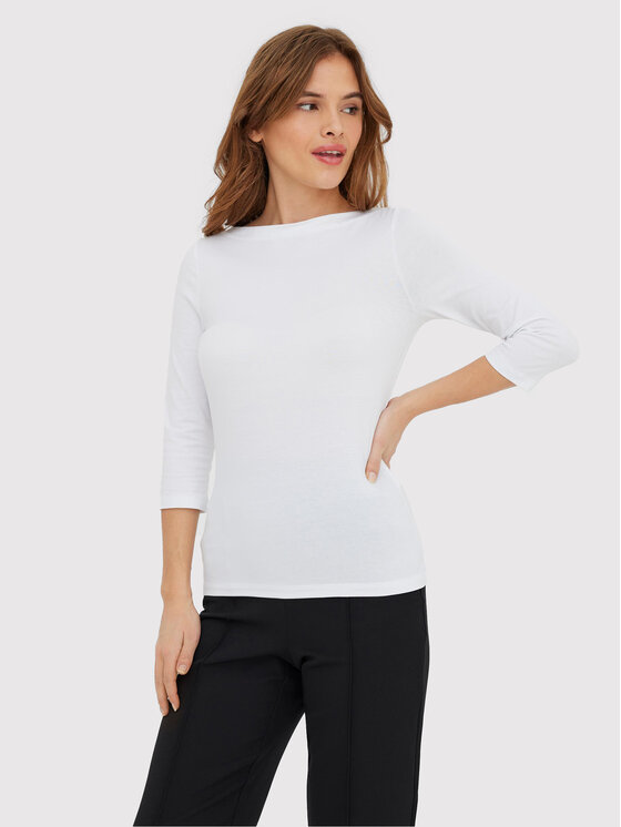 Vero Moda Vero Moda Halenka Panda 10274133 Bílá Regular Fit