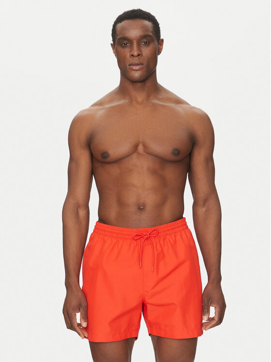 Calvin Klein Swimwear Calvin Klein Swimwear Peldšorti KM0KM01109 Sarkans Regular Fit