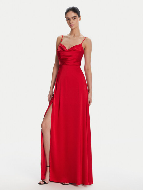 Artigli Artigli Sukienka wieczorowa ACAB002177 064 Czerwony Regular Fit