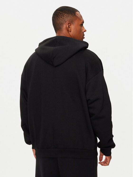 K1X K1X Pulóver Logo 60210167 Fekete Relaxed Fit