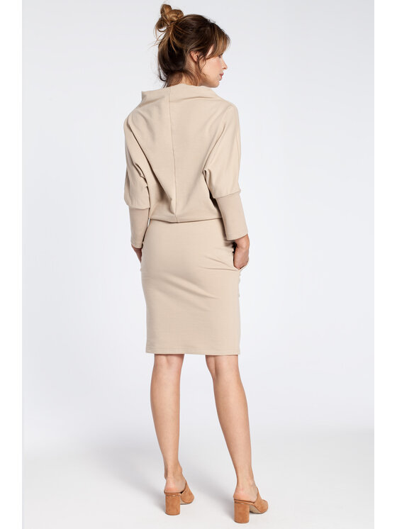 BeWear BeWear Vestito da giorno B032 Beige Baggy Fit
