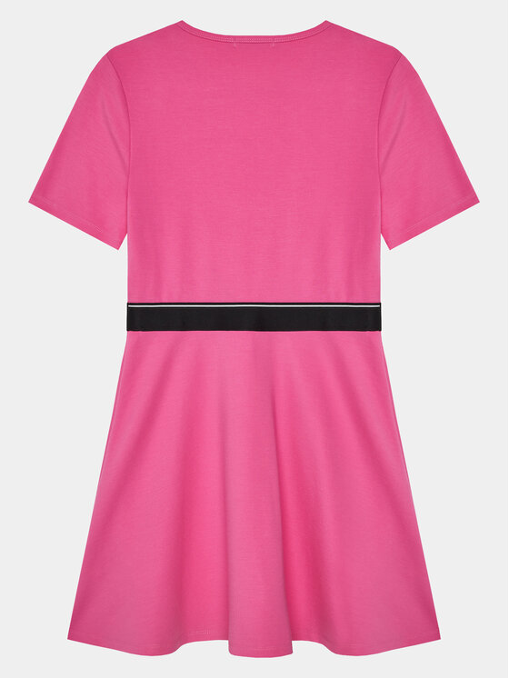 Calvin Klein Jeans Vestito da giorno Logo Tape IG0IG02310 D Rosa Regular Fit Modivo