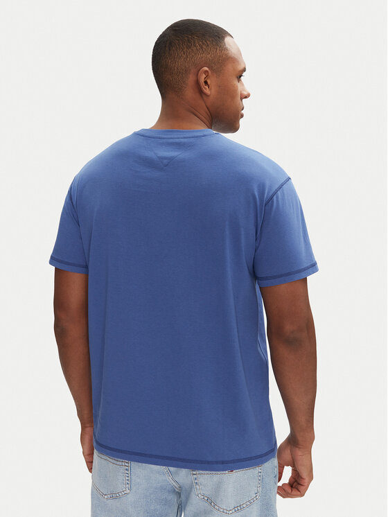 Tommy Jeans Tommy Jeans Tričko Tonal Crest DM0DM20805 Modrá Relaxed Fit