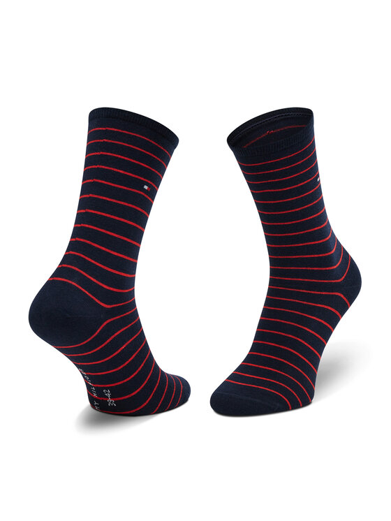 Tommy Hilfiger Tommy Hilfiger 2er-Set hohe Damensocken 100001494 Dunkelblau