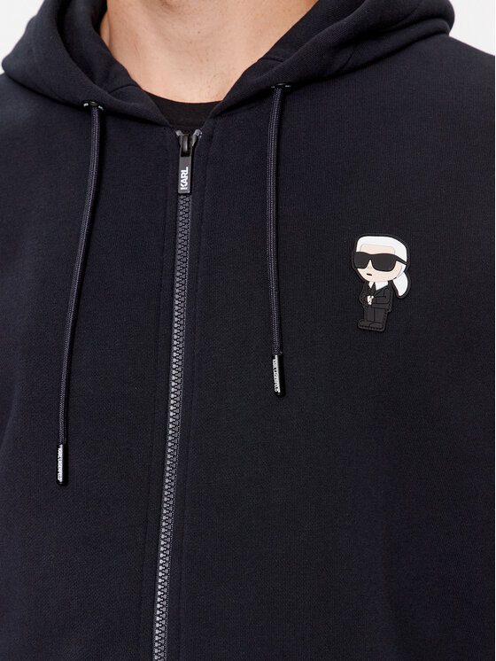KARL LAGERFELD KARL LAGERFELD Džemperis ar kapuci 705034 534910 Tumši zils Regular Fit