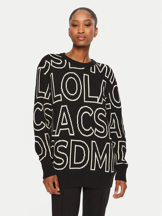 LOLA CASADEMUNT lola_casademunt Pulover LF2411011 Črna Regular Fit