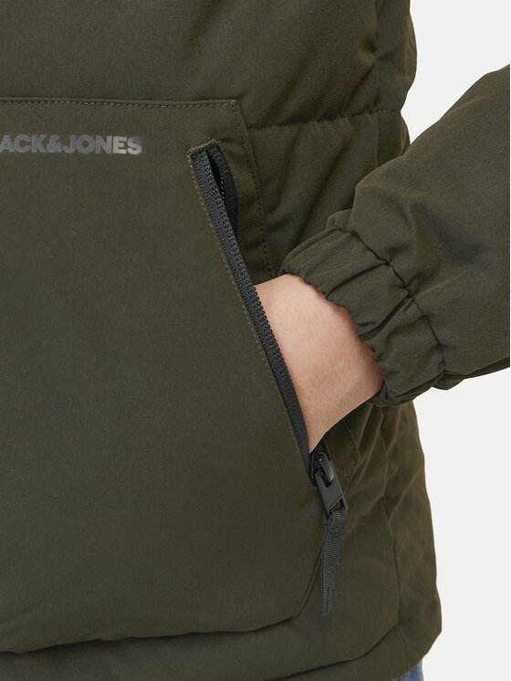 Jack & Jones Junior Jack & Jones Junior Kurtka zimowa Otto 12258547 Zielony Regular Fit