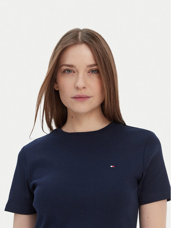 Tommy Hilfiger Tommy Hilfiger Tričko New Cody WW0WW40587 Tmavomodrá Regular Fit