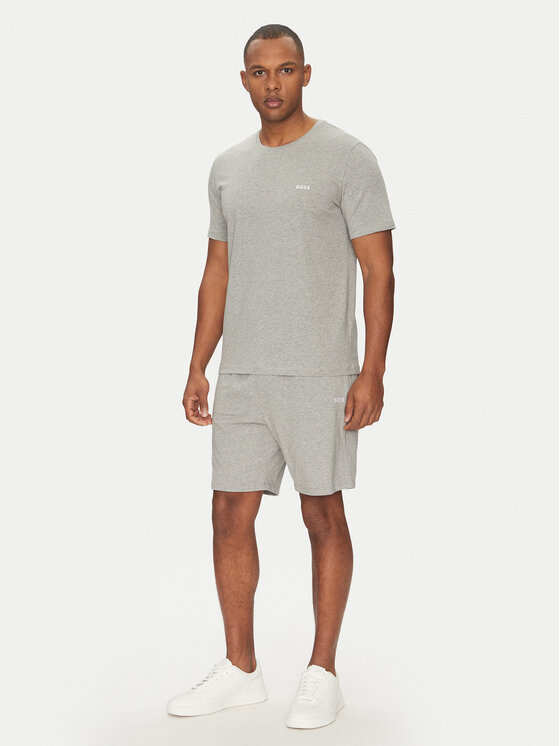 BOSS BOSS T-shirt Mix&Match 50515312 Siva Regular Fit