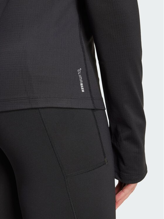 adidas adidas Bluza techniczna Own The Run Winterized Czarny Slim Fit