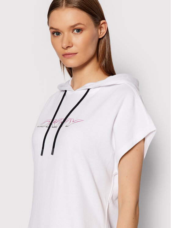 Vestito di maglia DP1D4493 Bianco Regular Fit