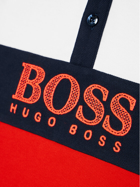 BOSS Boss Поло J25L25 S Червоний Slim Fit