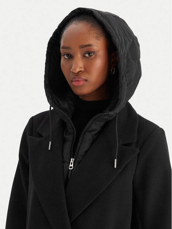 Vero Moda Vero Moda Демісезонний плащ Grace 10332379 Чорний Regular Fit