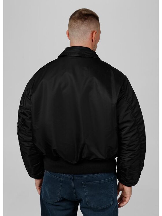 PITBULL PITBULL Kurtka przejściowa CWU Czarny Regular Fit