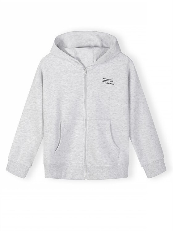 minoti minoti Bluza NOSFLEECE407 Szary Loose Fit