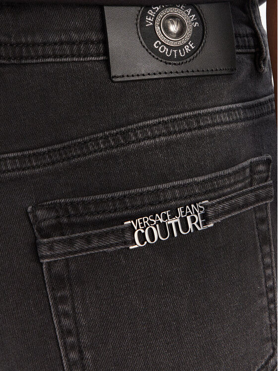 Versace Jeans Couture Versace Jeans Couture Jeansy 79HAB581 CDWRC Czarny Regular Fit