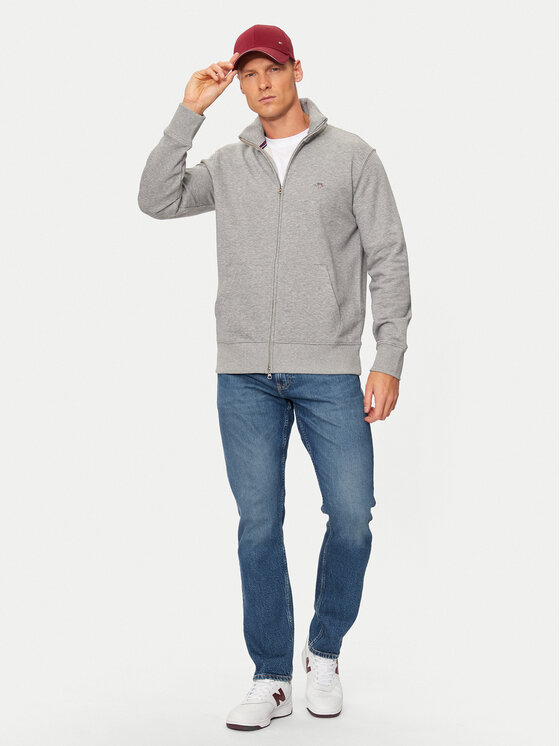 Gant Gant Bluză Shield 2008006 Gri Regular Fit