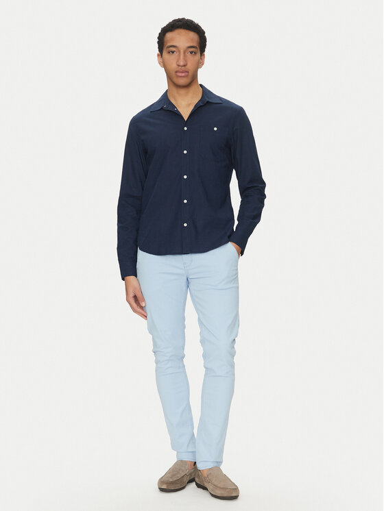 Blend Blend Hemd 20718400 Dunkelblau Regular Fit