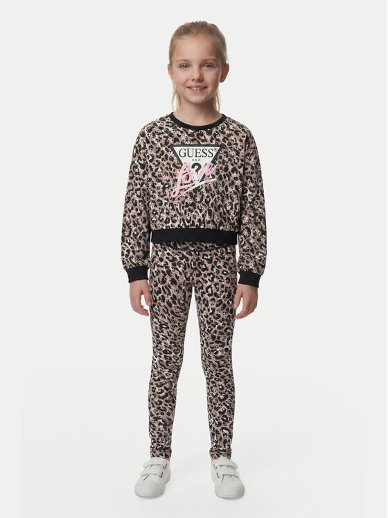 Guess Guess Суитшърт J6YQ04 K3897 Черен Regular Fit