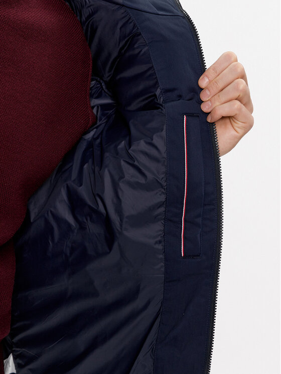 Tommy Hilfiger Tommy Hilfiger Kurtka zimowa New York MW0MW32771 Granatowy Regular Fit