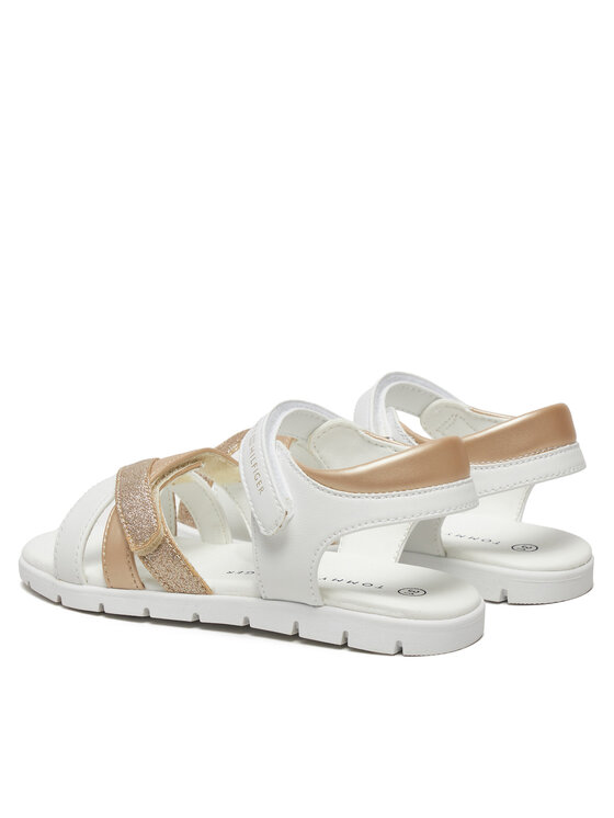 Tommy Hilfiger Tommy Hilfiger Sandały Velcro Sandal T1A2-33770-0273 S Biały