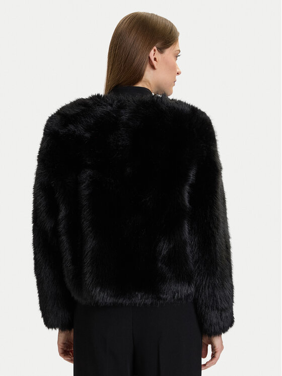 Rinascimento Rinascimento Kožešina CFC0122217003 Černá Regular Fit