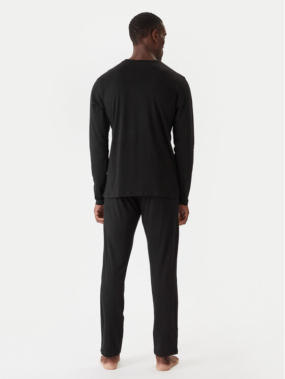 Jack & Jones Jack & Jones Pižama Clyde 12286555 Črna Loose Fit