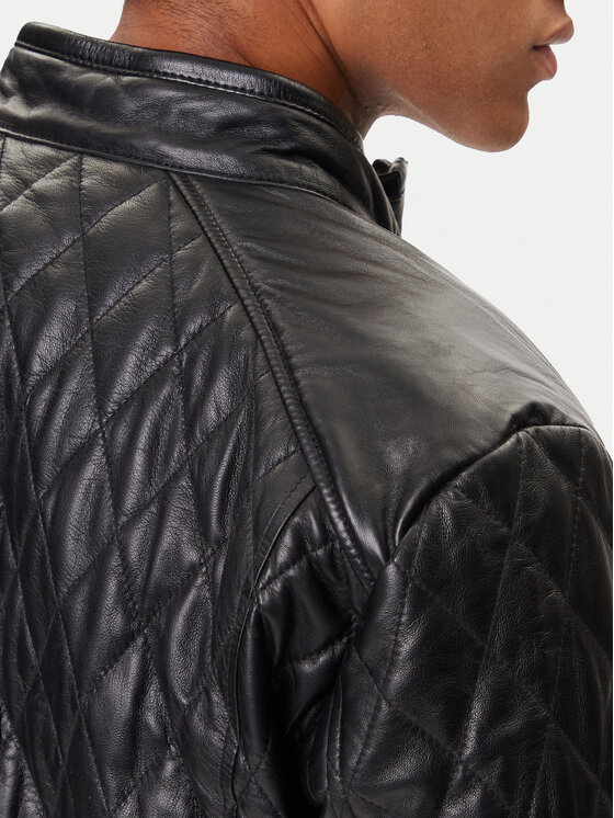 JOOP! JOOP! Μπουφάν δερμάτινο 17 Boys 1500150 80000851 Μαύρο Regular Fit