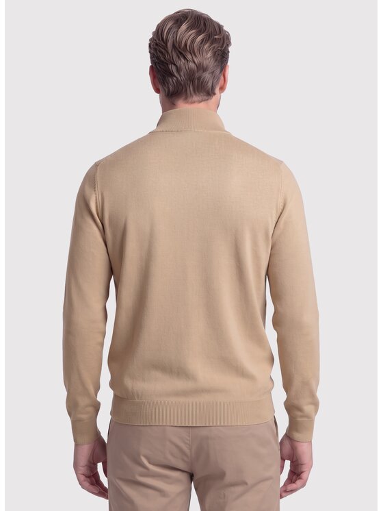 Pako Lorente Pako Lorente Sweter P26WF-2X-027 Beżowy Straight Fit