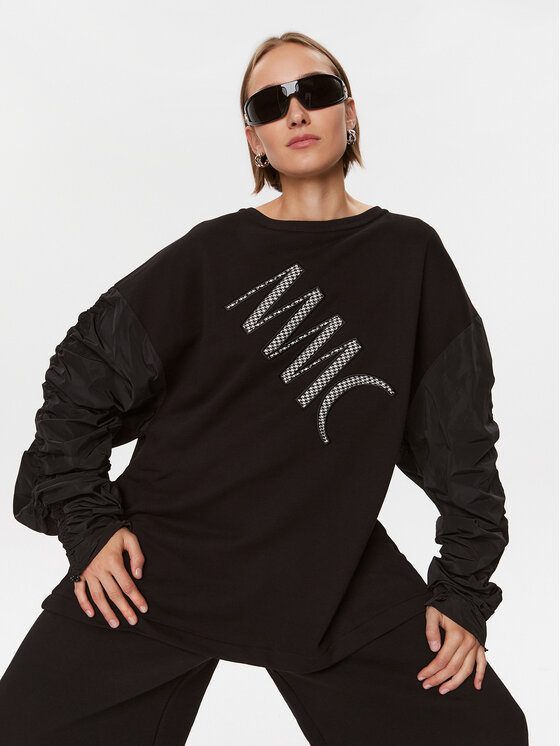 MMC Studio MMC Studio Felpa 4 Nero Relaxed Fit