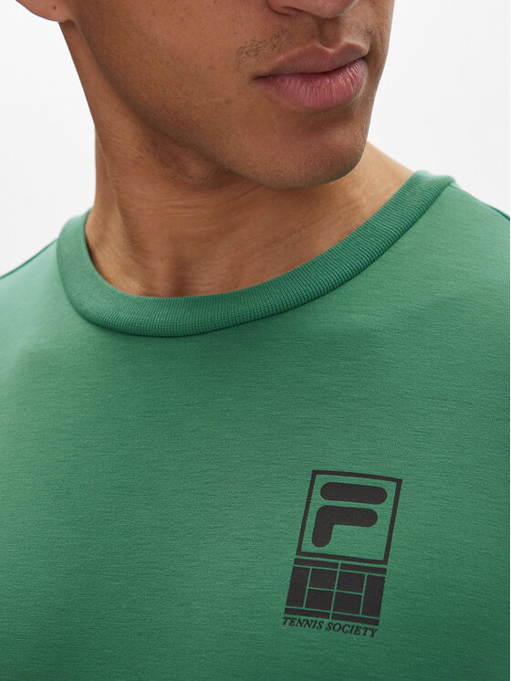 Fila Fila T-krekls Lennik FAM0883 Zaļš Regular Fit