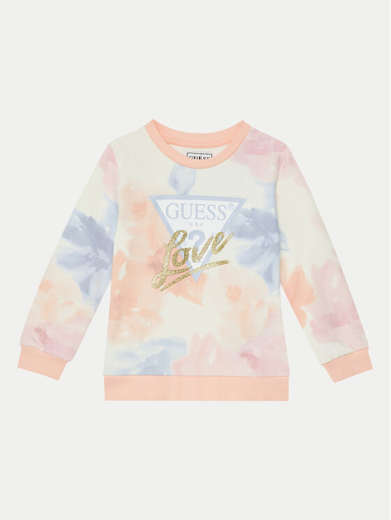 Guess Guess Bluză K5RQ01 KA6R4 Roz Regular Fit