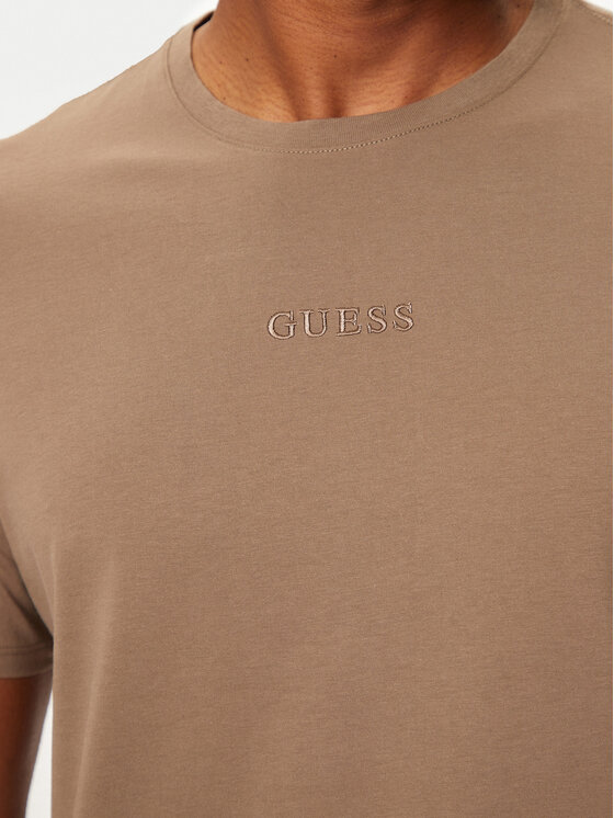 Guess Guess T-särk M4GP39 K7HD0 Pruun Regular Fit
