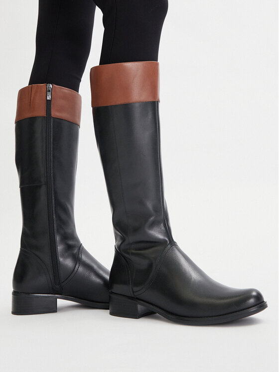 Caprice Caprice Oficerki 9-25511-41 Czarny