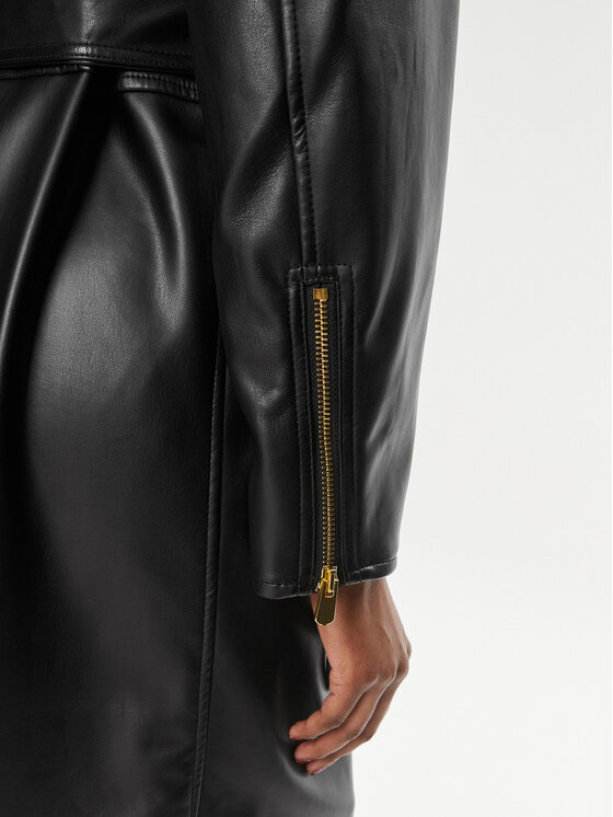 PINKO Pinko Παλτό μεταβατικό 102165 A1AX Μαύρο Regular Fit
