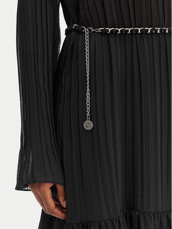 Guess Guess Kleid für den Alltag W6RK37 WJ712 Schwarz Regular Fit