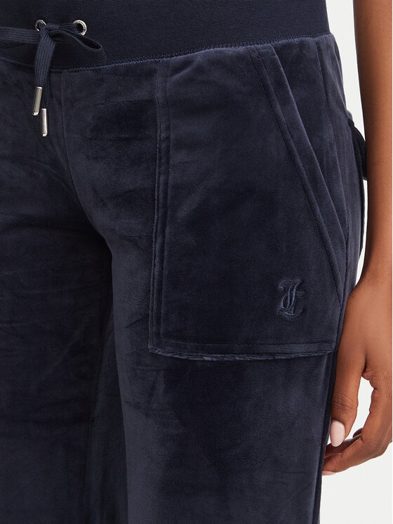 Juicy Couture Juicy Couture Jogginghose Layla JCSEBJ001G Dunkelblau Regular Fit