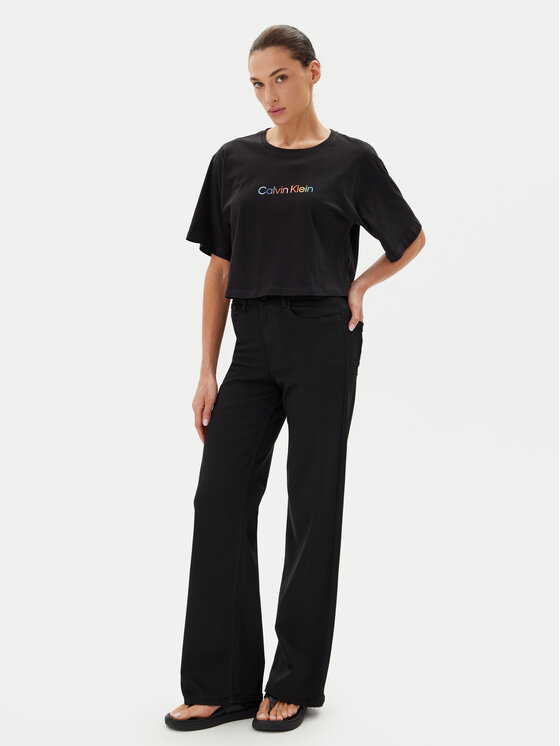 Calvin Klein Underwear Calvin Klein Underwear T-Shirt LV00QS7470 Czarny Boxy Fit