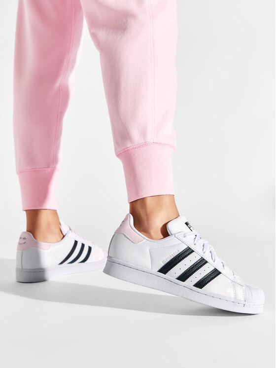 adidas Sneakersy Superstar J GY9320 Biay | Modivo.pl