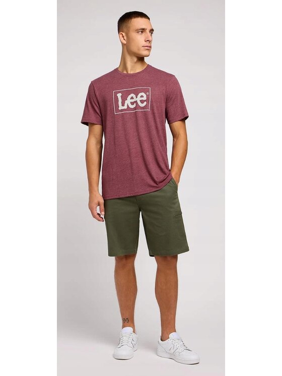 Lee Lee Szorty materiałowe XC Weltpocket Short Zielony Regular Fit
