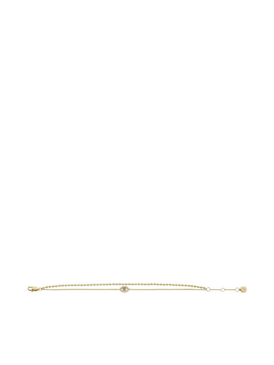Fossil Fossil Браслет Sutton Evil Eye JF04794710 Золотий
