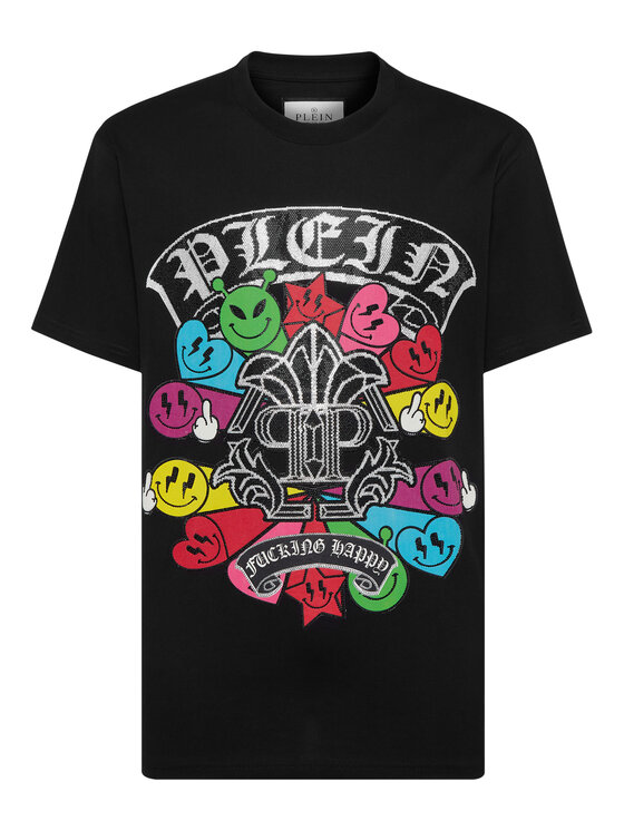 PHILIPP PLEIN PHILIPP PLEIN T-Shirt 22269 Černá Regular Fit