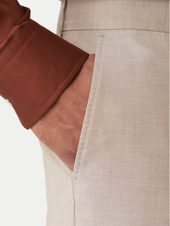 BOSS BOSS Anzug Huge 50557273 Beige Regular Fit