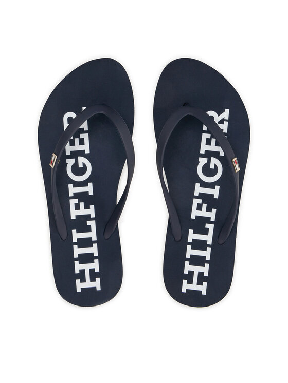 Flip flop Tommy Hilfiger Strap Beach Sandal FW0FW07901 Bleumarin