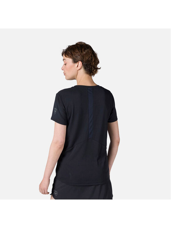 Rossignol Rossignol T-Shirt W Plain Tee Czarny Regular Fit