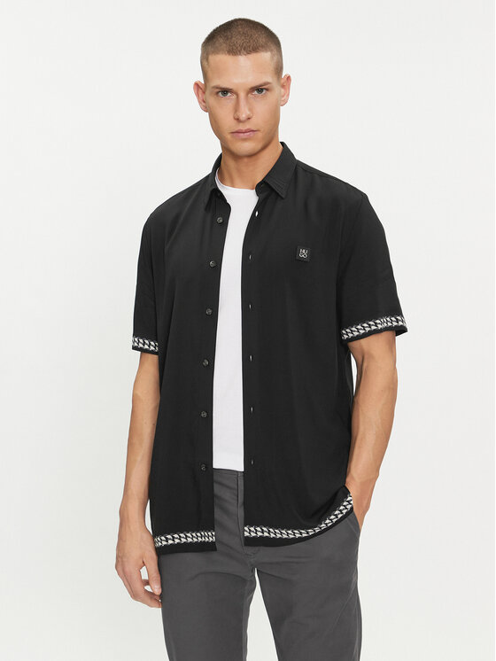 Hugo Hemd 50514168 Schwarz Relaxed Fit | Modivo.de
