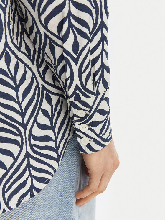 Vero Moda Vero Moda Koszula Josie 10315150 Granatowy Oversize